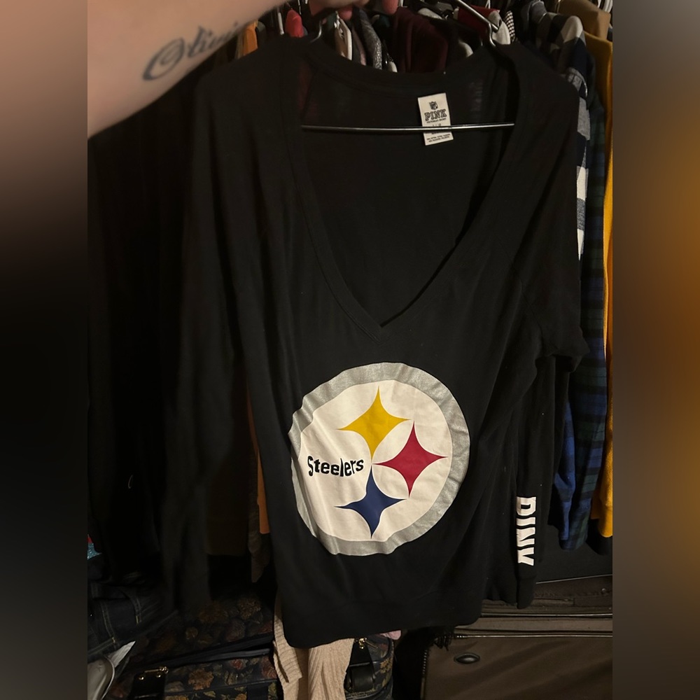 VS PINK STEELERS SHIRT